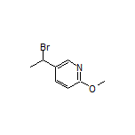 5-(1-Bromoethyl)-2-methoxypyridine