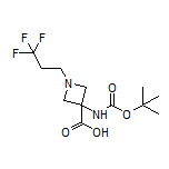 3-(Boc-amino)-1-(3,3,3-trifluoropropyl)azetidine-3-carboxylic Acid