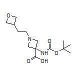 3-(Boc-amino)-1-[2-(oxetan-3-yl)ethyl]azetidine-3-carboxylic Acid