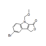 7-Bromo-4-(methoxymethyl)-1,4-dihydro-3H-furo[3,4-b]indol-3-one