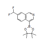 7-(Difluoromethyl)isoquinoline-4-boronic Acid Pinacol Ester