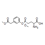 2-Amino-4-[methoxy[3-(2-methoxy-2-oxoethyl)phenoxy]phosphoryl]butanoic Acid
