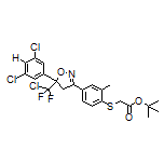 tert-Butyl 2-[[4-[5-(Chlorodifluoromethyl)-5-(3,5-dichlorophenyl)-4,5-dihydroisoxazol-3-yl]-2-methylphenyl]thio]acetate