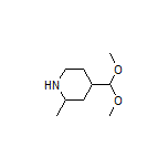 4-(Dimethoxymethyl)-2-methylpiperidine