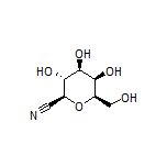 (2S,3R,4R,5R,6R)-3,4,5-Trihydroxy-6-(hydroxymethyl)tetrahydro-2H-pyran-2-carbonitrile