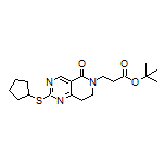 tert-Butyl 3-[2-(Cyclopentylthio)-5-oxo-7,8-dihydropyrido[4,3-d]pyrimidin-6(5H)-yl]propanoate