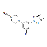3-(4-Cyanopiperazin-1-yl)phenyl-5-d1-boronic Acid Pinacol Ester