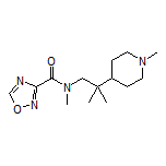 N-Methyl-N-[2-methyl-2-(1-methylpiperidin-4-yl)propyl]-1,2,4-oxadiazole-3-carboxamide