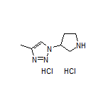 4-Methyl-1-(pyrrolidin-3-yl)-1H-1,2,3-triazole Dihydrochloride