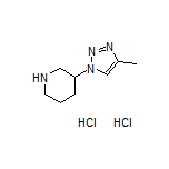 3-(4-Methyl-1H-1,2,3-triazol-1-yl)piperidine Dihydrochloride