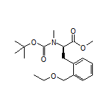 Methyl (R)-2-[Boc-(methyl)amino]-3-[2-(ethoxymethyl)phenyl]propanoate