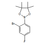 2-(2-Bromo-4-fluorophenyl)-4,4,5,5-tetramethyl-1,3,2-dioxaborolane