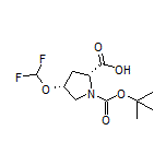 (2R,4R)-1-Boc-4-(二氟甲氧基)吡咯烷-2-甲酸