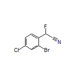 2-(2-溴-4-氯苯基)-2-氟乙腈