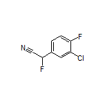 2-(3-氯-4-氟苯基)-2-氟乙腈