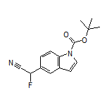 2-(1-Boc-5-吲哚基)-2-氟乙腈