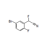 2-(5-溴-2-氟苯基)-2-氟乙腈