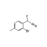 2-(2-溴-4-甲基苯基)-2-氟乙腈