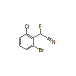 2-(2-溴-6-氯苯基)-2-氟乙腈