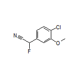 2-(4-氯-3-甲氧基苯基)-2-氟乙腈