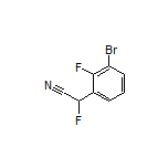 2-(3-溴-2-氟苯基)-2-氟乙腈