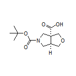 rel-(3aR,6aR)-5-Boc-四氢-1H-呋喃并[3,4-c]吡咯-3a(3H)-甲酸