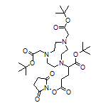 5-(2,5-二氧代吡咯烷-1-基)2-(4,7-双(2-(叔丁氧基)-2-氧代乙基)-1,4,7-三氮杂环-1-基)戊二酸[1-(叔丁基)]酯