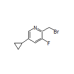 2-(溴甲基)-5-环丙基-3-氟吡啶