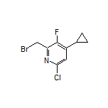 2-(溴甲基)-6-氯-4-环丙基-3-氟吡啶
