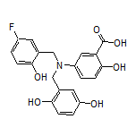 5-((2,5-二羟基苄基)(5-氟-2-羟基苄基)氨基)-2-羟基苯甲酸