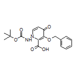 3-(苄氧基)-1-(Boc-氨基)-4-氧代-1,4-二氢吡啶-2-甲酸