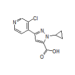 3-(3-氯吡啶-4-基)-1-环丙基-1H-吡唑-5-甲酸