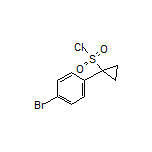 1-(4-溴苯基)环丙烷-1-磺酰氯
