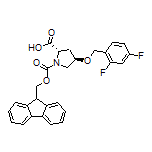 (2S,4R)-1-Fmoc-4-((2,4-二氟苯基)氧基)吡咯烷-2-甲酸