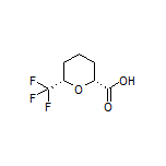 rac-(2R,6S)-6-(三氟甲基)四氢-2H-吡喃-2-甲酸