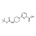 6-(4-(Boc-氨基)哌啶-1-基)吡啶-2-甲酸
