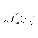 (1R,3S,4R)-3-(Boc-氨基)-4-羟基环戊烷-1-甲酸