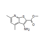 3-氨基-4,6-二甲基噻吩并[2,3-b]吡啶-2-甲酸甲酯