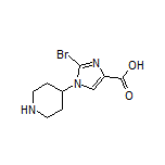 2-溴-1-(哌啶-4-基)-1H-咪唑-4-甲酸