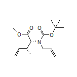 (2R,3R)-2-(烯丙基-N-Boc-氨基)-3-甲基-4-戊烯酸甲酯