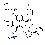 苯甲酸[4-[(1S,2R,Z)-6-[(叔丁基二甲基硅基)氧基]-5-(4-氟苯基)-1-[(4-氟苯基)氨基]-2-[(S)-2-氧代-4-苯基噁唑烷-3-羰基]-4-己烯-1-基]苯基]酯