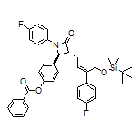 苯甲酸[4-[(2S,3R)-3-[(Z)-4-[(叔丁基二甲基硅基)氧基]-3-(4-氟苯基)-2-丁烯-1-基]-1-(4-氟苯基)-4-氧代氮杂环丁烷-2-基]苯基]酯