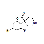 4-(4-溴-2-氟苯基)哌啶-4-甲酸甲酯
