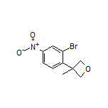 3-(2-溴-4-硝基苯基)-3-甲基氧杂环丁烷