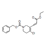 3-(1-Cbz-4-氯-1,2,5,6-四氢-3-吡啶基)丙烯酸乙酯