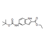 5-(N-Boc-氨基)-1H-吲哚-2-甲酸乙酯