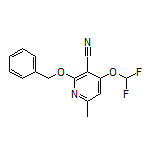 2-(苄基氧基)-4-(二氟甲氧基)-6-甲基烟腈