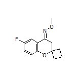 (E)-6-氟螺[色满-2,1'-环丁烷]-4-酮-O-甲基肟