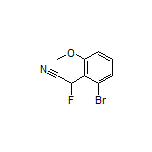2-(2-溴-6-甲氧基苯基)-2-氟乙腈