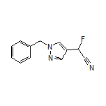 2-(1-苄基-1H-吡唑-4-基)-2-氟乙腈